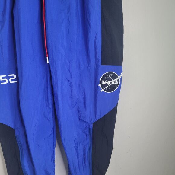 Nike XXL NASA pants Paul George mesh pockets elastic waist logo drawstring - Picture 3 of 11